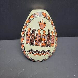 Peruvian 6 Hole POTTERY Ocarina Hand Made Flute Whistle
